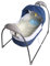 Konfiur Elektrische Babywippe, 3-speed Babyschaukel für Kinder bis 12 kg, mit Fernbedienung & Bluetooth,einzigartige Smartphone-App, mit Kissen, Moskitonetz, Puppe (Blau)