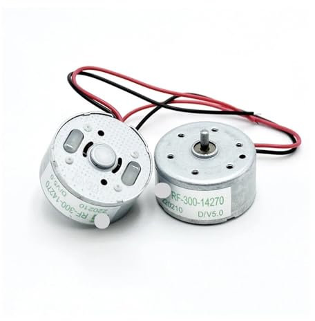 IDUTQUMW 1PCS Shaft Dia.2mm 300 electronic starter DC 3V 9000RPM High Speed 5mm Shaft Solar Power Experiment ' Toy Fan Boat Car