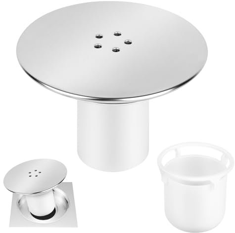 Bonde de Douche, Capot Bonde Douche, Universelle Siphon Douche, Remplacement de Couvercle de Siphon Douche, Capot Bonde, Couvercle de Vidange de Douche, Couvercle de Bonde de Douche pour Salle de Bain