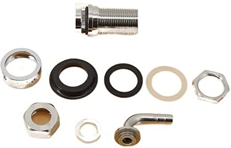 RLVYTA Heimbrausystem Verchromter Bierzapfhahn-Schaft mit 8 mm Homebrew-Kegging-Teilen, DIY-Zubehör Heimbrau-Sets(54mm Shank)