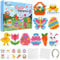 Homgaty 10MM Fuse Beads Kit,1000 PCS XL Iron Beads for Creative Children Ages 3+ Patterns and Ironing Paper, DIY Art Craft Toys Max Water Bead (Easter)