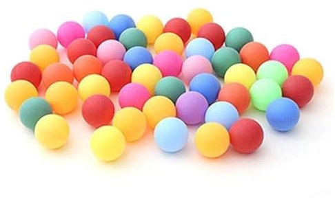 DTREELS Tischtennisbälle, mattiert, bunt, 40 mm, PP, Lotterie, leuchtend, für Kinder, B7R1, Tisch, Großhandel, Training, Bier Pl Tennis