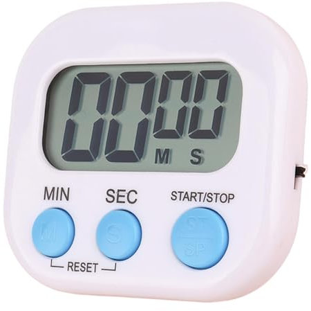 Küchenwecker Magnetisch Digital Timer - Stoppuhr & Küchentimer Mit Großer LCD-Anzeige - Kurzzeitwecker & Eieruhr Inklusive AAA-Batterie Für Die Küche - Timer Digital Küche Für Lernen, Kochen, Sport