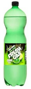 Refresco lima limón Hacendado zero azúcar fresh gas Botella 2 L Pack 2