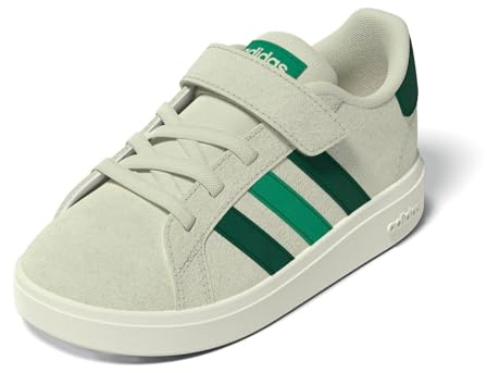 adidas Unisex Baby Grand Court 00s Shoes Infants, Wonder Alumina/Collegiate Green/Court Green, 6.5 UK Child