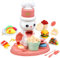 Rabbit Popcorn Play Color Dough Set, Dough Accessories with Popcorn Maker Machine, Art Crafts Food Toys Modelling Clay Set, Dough Tools Kit for Kids Ages 3+ (12 Colors Dough)