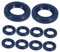 Hemobllo 10Pcs Chainsaw Crankshaft Bearing Oil Seal Kit Compatible with Stihl Durable High Sealing Efficiency for Chainsaw Repair and Maintenance Dark Blue