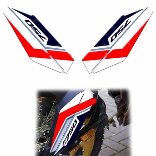 FIONEL Decoración del Coche Adhesivo para Depósito De Combustible para Honda Transalp 750 Transalp750 2023 Adhesivo Impermeable para Motocicleta Adhesivo Protector De Resina 3D