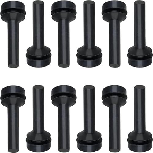 Hkfgdjdl Pack of 12 Rubber Feet Replacement Pads Cooker Replacement Hob Rust Foot Rubber Suitable for WB02X24790 Stove