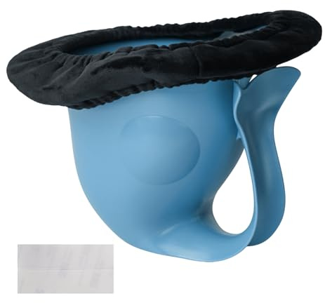 Kleines Töpfchen Tragbares Süßes Fischdesign Rutschfeste Toilette | Kinder Reisetöpfchen Für Toilette Haushalt Wohnmobil Badezimmer Außenbereich Haus Reisen