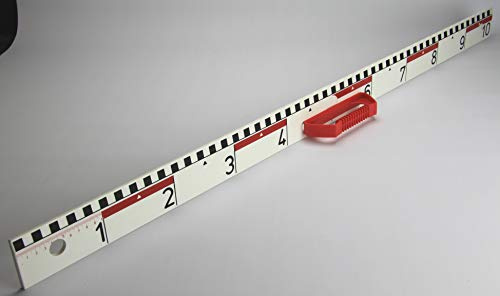 WISSNER® RE-Plastic Profi Dezimeterlineal Magnetisch (100cm)