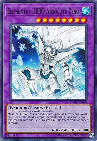 Elemental Hero Absolute Zero - OP05-EN023 - Common - Unlimited Edition - OTS Tournament Pack 5
