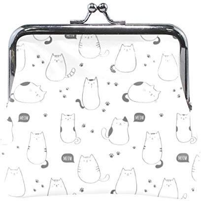 AJINGA Deset Alpaka Freehand Münzbörse Kürbis Leder Münzbörse Druckknopf Verschluss Clutch, (Multi10), Einheitsgröße