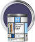 Impregnante per Legno Esterno - Blu - RAL 5022-1 Litro - Protegge dall'Acqua, Umidità e Raggi UV - Vernice Naturale ad Alta Copertura e Rifinitura Semi Opaca - Asciugatura Veloce