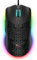 Hoopond M1 Pro Gaming Maus, 69G Honeycomb Shell Extrem leichte kabelgebundene Optical Maus, 6 RGB Farbwechselmodi 6400 DPI 6 Taste Programmierbare USB Computer-Maus für PC/Mac/Laptop /PS4, Schwarz