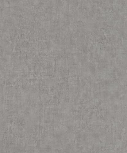 Rasch Tapeten Vliestapete (universell) Grau 10,05 m x 0,53 m Factory IV 429244