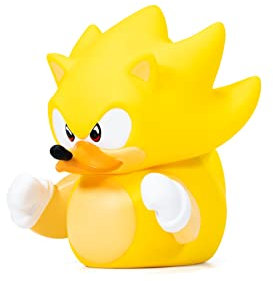 TUBBZ Sonic The Hedgehog Super Sonic Sammel-Enten-Vinylfigur - Offizielle Sonic Merchandise - TV, Filme & Videospiele