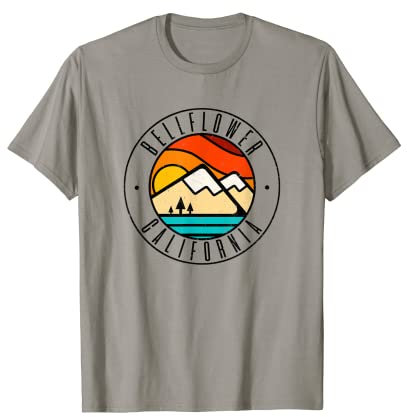 Minimalistische Glockenblume California CA T-Shirt