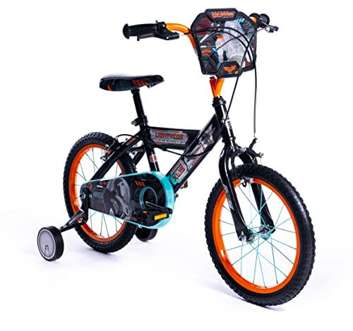 Huffy Jungen Kinderfahrrad Disney Lightyear Fahrrad 16 Zoll, Schwarz, 40,6 cm