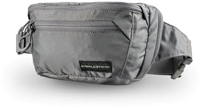 Eberlestock Bando Bag – Taktische Herren-Bauchtasche mit verstellbarem Hüftgurt, Reißverschlusstaschen, kompakte, leichte Gürteltasche, Grau, Standard, Bauchtasche