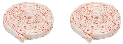 sourcing map Fiberglass Heat Shield Sleeve 0.9m x 2.5mm Insulation Protect Sleeving Pipe for Cable Wire Wrap, Pack of 2