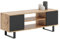 KOBI TV Schrank Focus | 135 x 40 x 49 cm | TV Tisch Industriestil | Industrial Style Fernseher Schrank | TV Möbel Wohnzimmer Schränke Fernsehtisch | RTV Unterschrank | Fernsehschrank Lowboard