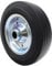 Vollgummi Ersatzrad 200 x 50 mm für Anhänger Stützrad Bugrad Trailer Stahl Felge verzinkt