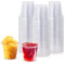 100-Count 3 oz / 85 ml Clear Plastic Disposable Cups - Small Disposable Perfect for Parties, Events, Mouthwash, Dentists and Sampling Delights - Strong and Sturdy (3 oz)