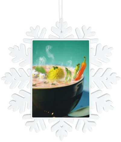 Obst und Gemüse Schneeflocken Dekorationen Weihnachtsschmuck Weihnachtsbaumschmuck Outdoor Weihnachtsdekorationen Indoor Personalisierte Weihnachtsdekorationen