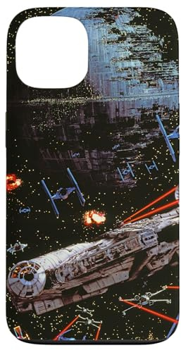 Star Wars Return of the Jedi Death Star II Battle Black Case for iPhone 13
