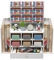 Kaishuai Vielseitiger Schreibtisch Organizer,Platzsparendes Desk Organisator, stiftehalter Weiß,mit 15 Fächern,1 Schubladen und 2 Buchhalter-Büro Organize,Schreibwaren und ideal für Bürobedarf
