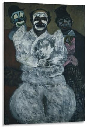 KOOHTAA Milton Avery Clowns Kunstposter, Gemälde, Bild, Druck, Wandkunst, Poster, Gemälde, Leinwand, Poster, Kunstwerke, Raumästhetik, 20 x 30 cm