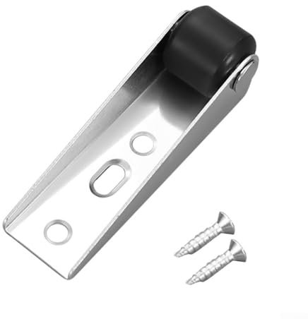 Lot de 10 roulettes pivotantes pour porte coulissante, montage latéral silencieux, roulettes lisses avec vis pour meubles, portes coulissantes berceaux, chariots, armoires de cuisine, 68x21mm