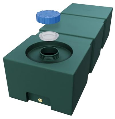 Varile 120L NEO Trinkwassertank | Transportfest | Lebensmittelgeeignet | Für Boot - Camper - Anhänger (Grün)