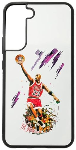 Michael Jordan Handyhülle für Samsung Galaxy S22 Weiß Silikon Gummi Schutzhülle, weiß