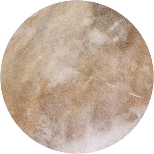 Dinntty Ziegenfell-trommelfell, Ziegenfell-Djembe-Fell, Afrikanisches Tamburin-trommelfell Für Ersatz-Percussion-Trommel-Teile