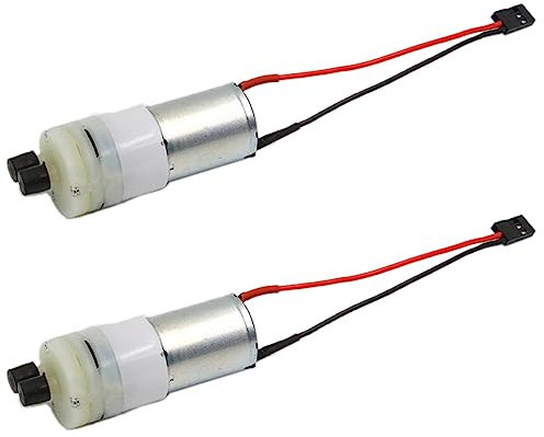 Giwnhvx 2X Pompe à Eau de Bateau RC 3-6V 370 Pompe de Refroidissement par Eau Prise JR étanche pour Moteur et ESC de Bateaux RC