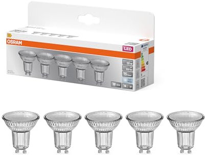 Osram LED Spot Lampe Star PAR16 3,7W 840, 4000K kaltweiß, GU10, 36°, 350 lm, Vollglas Design