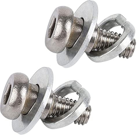 Vis de roue arrière du scooter Boulons fixes en acier inoxydable compatibles avec M365 2PCS