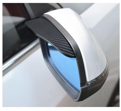 bairuibin Seitenspiegel Regenschutz für Opel Adam 2012-2019 Adam, Auto Rückspiegel Regenschutz, Seitenspiegel Regen Augenbraue, Seitenspiegel Sonnenblende, für sicheres Fahren