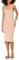 The Drop Amelia Robe débardeur moulante coupe midi à bretelles et encolure carrée pour Femme, Praline, L