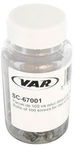 VAR Screws Disc Brake Torx T25 (B100) Bicycle Accessories Unisex Adult, (Multi-Colour), One Size