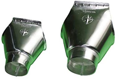 Rinneneinhangstutzen Stutzen Titanzink Größe: 6 tlg 333 auf 80 mm