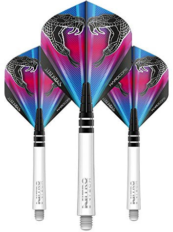 RED DRAGON Peter Wright Flight & Stem Combo Pack 1 (3 Sets per Pack)