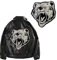 Embroidery Bear Head Patches Iron on Stickers for Jacket Back Decoration Badge 1 Piece
