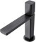 doporro Armatur Einhebelmischer Schwarz matt 19,6 cm hoch Waschbeckenarmatur eckig Waschtischarmatur Einlochmontage DIN-Anschluss WAO-7901