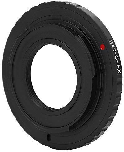 Topiky Bague d'adaptation d'objectif M42-FX, Alliage d'aluminium Monture M42/C Objectif à Monture FX Bague de Conversion de Corps de caméra
