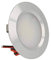 LEDLUX Mini runder LED-Einbaustrahler 3 W AC/DC 12 V DC 24 V Loch 50 mm Durchmesser 68 mm [Energieeffizienzklasse F] (Silber, 6000K)