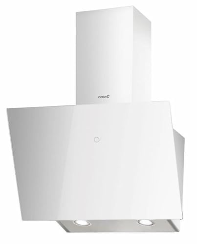 LENA 600XGWH - Dunstabzugshaube für die Küche - Dekorative Ausführung - 120W Motor - Energieklasse B - 3 Absaugstufen - Elektronisches Bedienfeld - Ausführung in Edelstahl - Cata