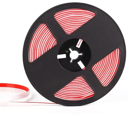 DARENYI Flexible Zierleisten Selbstklebend 6cm Wasserdicht Wandleiste Fliesenkantenleiste Zierleiste Selbstklebend für Wandkanten, Schrankkanten, Abschlussleiste, Deckenkanten (Weiß)